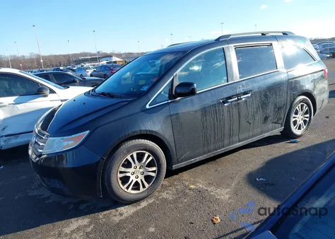 2011 Honda Odyssey Ex-L from USA, damaged, VIN 5FNRL5H6XBB096678